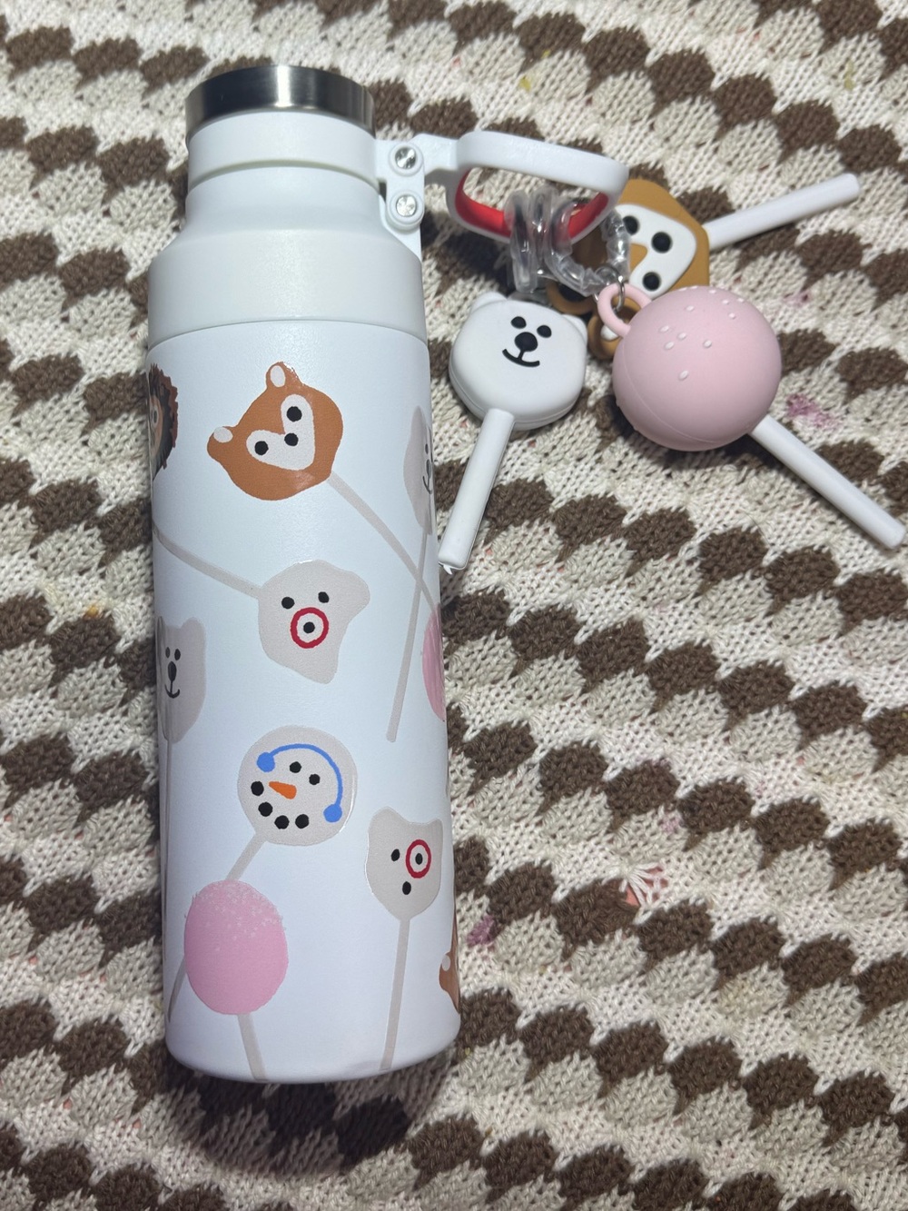 Starbucks Target Exclusive Cake Pop Water
Bottle 16 oz Bear Charms 2026